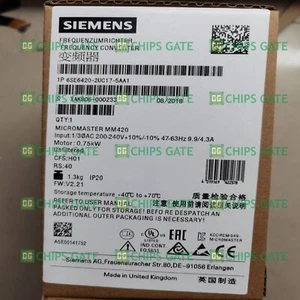 1PCS Brand New Siemens 6SE6 420-2UC17-5AA1 6SE6420-2UC17-5AA1 0.75KW / 220V #F - Picture 1 of 2