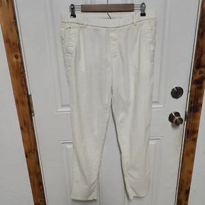 Standard James Perse Off White/Cream Women's Pants Cotton Linen Blend Size 3 - Picture 1 of 15