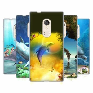 OFFICIAL SIMONE GATTERWE DOLPHINS SOFT GEL CASE FOR ALCATEL PHONES - Picture 1 of 22