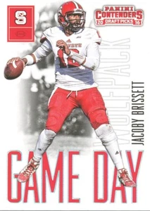 GAME-DAY Jacoby Brissett RC COMMANDERS BROWNS COLTS PATRIOTS NC-State WOLFPACK - Picture 1 of 1
