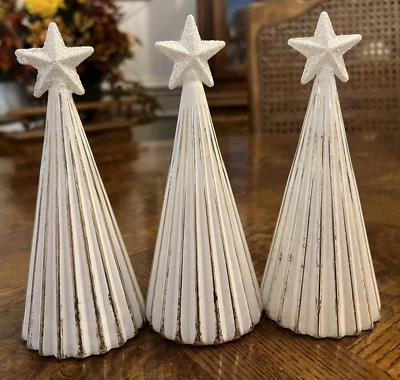 Zodax Lighted Glass Christmas Trees, Set of 3,  6” Tall - Image 1 of 4