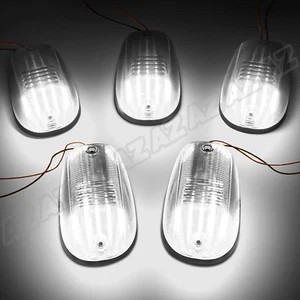 For 2003-2018 Dodge Ram 1500 2500 3500 Truck White LED Cab Roof Marker Lights X5 - Picture 1 of 11