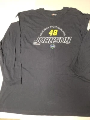 NASCAR Chase Authentics Hombres 5X Camisa Manga Larga Negra Jimmy Johnson #48 Foto 1 de 4