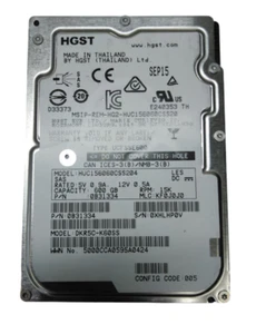 HGST HUC156060CSS204 600GB 15K RPM 12Gb/s 2.5" SAS Server Hard Drive - Picture 1 of 2