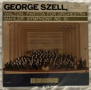 GEORGE SZELL TRIPLE SCARCE SIGNED PROMO  LP  WALTON PARTITAS /MAHLER AUTHENTIC - Picture 1 of 10