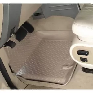 Husky Floor Mats Liners for 07-11 Toyota Tundra/Sequoia - Front / 1st Row - Tan - Picture 1 of 4