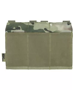 Kombat Guardian 556 Elastic Triple Magazine Pouch, MOLLE-Black-Coyote-Green-BTP - Foto 1 di 8