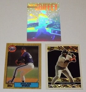 Baseball Cards - HOF - Lot of 3 - Ken Griffey Jr - Nolan Ryan - Tony Gwynn -Topp - Picture 1 of 8