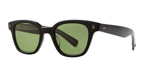 Gafas de sol Garrett Leight NAPLES SUN negras/verdes puras (BK/PGN) - Imagen 1 de 3