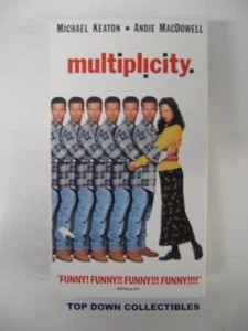 Multiplicity Michael Keaton, Andie MacDowell VHS Movie - Picture 1 of 2