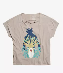 STUDIO GHIBLI PRINCESS MONONOKE CROP S/S SHIRT "NWT" - Picture 1 of 2