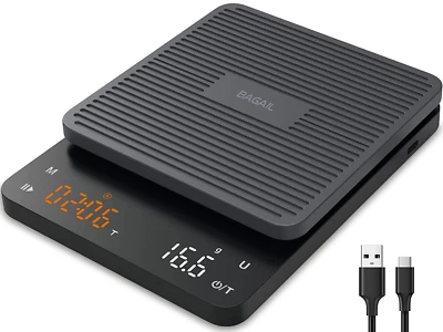BAGAIL Báscula de Café Digital con Temporizador, Cocina Electrónica Alta Precisión 0.1G - Imagen 1 de 4