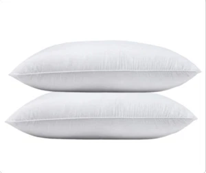 NWOT- Quince King White Goose Down Pillow Set Of 2 ! (MEDIUM/FIRM) (P2) - Picture 1 of 13