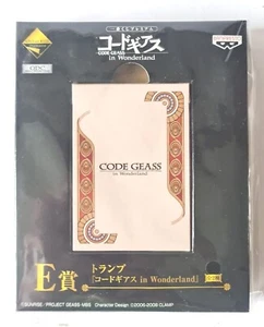 Code Geass Lelouch Of The Rebellion Playing cards Use As Prize in Japan only - Picture 1 of 2