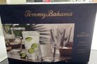 New Tommy Bahama 16 Piece Drinking Glasses (8- 16oz /473ml and 8- 13oz/384.5ml)