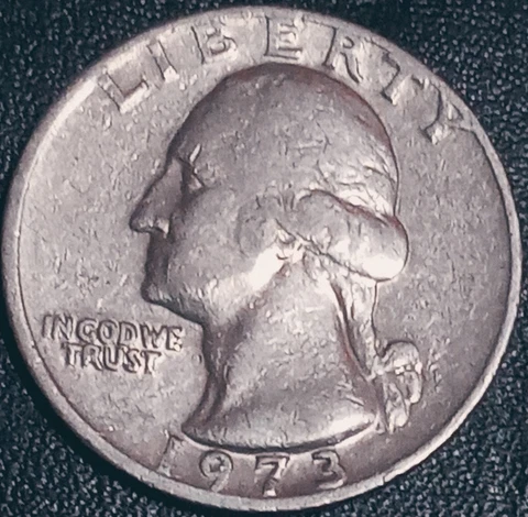 1973💖Washington Quarter💖 double die obverse and reverse error👀👀👀 Cover