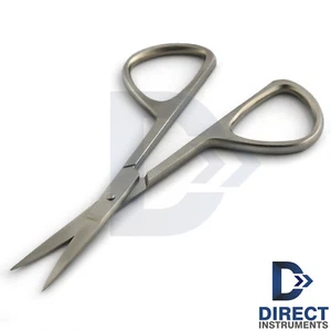 Professional Cuticle Nail Scissor Straight Small Mustache Beard Nail Art Trimmer - Picture 1 of 4