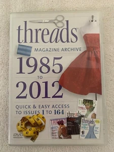 Threads Magazine Archive 1985-2012 Issues 1-164 DVD-ROM Sewing Taunton Press LN - Picture 1 of 6