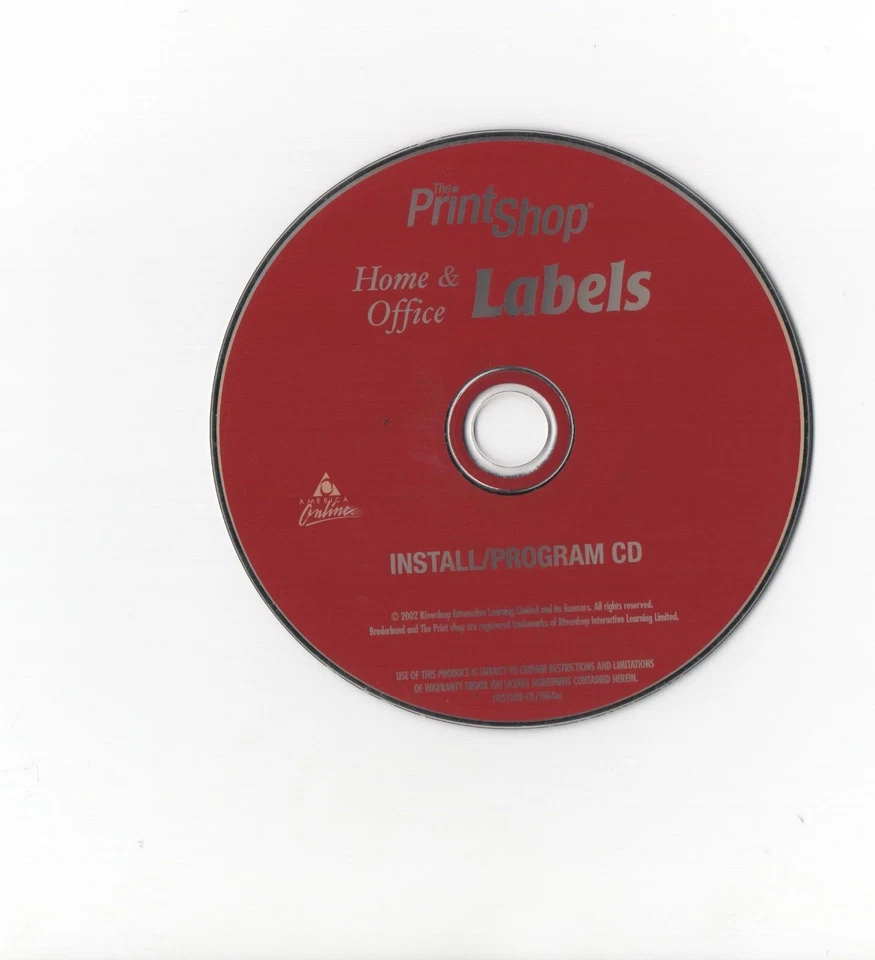 Print Shop Home office & Labels CD ROM 2002 - Image 1 of 1