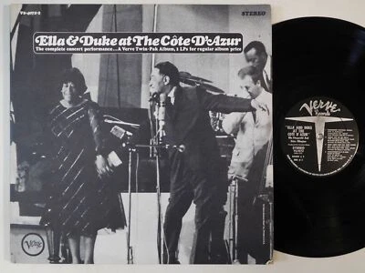 ELLA FITZGERALD DUKE ELLINGTON At THe Cote D'Azur VERVE 2 LP # - Image 1 of 4