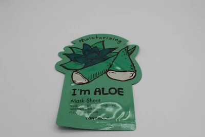 NEW TONYMOLY I'm Aloe Sheet Mask 0.74 oz - 1 sheet- Animal & Cruelty-Free C2152 - Image 1 of 4