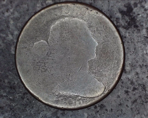 1806 Draped Bust Large Cent 1c Circulated S-270 Cover