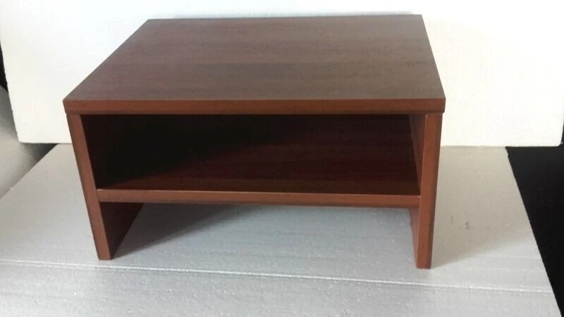 Porta TV Supporto Rialzo televisore con vano per decoder lettore dvd Vcr Noce - Immagine 1 di 1