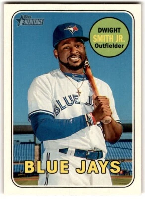 2018 Topps Heritage Dwight Smith Jr. #646 Toronto Blue Jays - Image 1 of 2