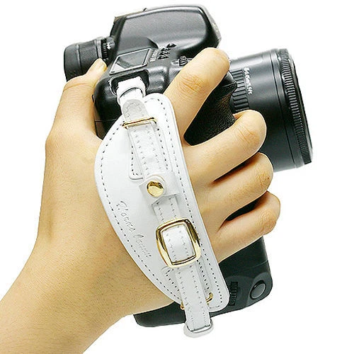 Correa universal de cuero para cámara HORUSBENNU DSLR SLR blanca Foto 1 de 1