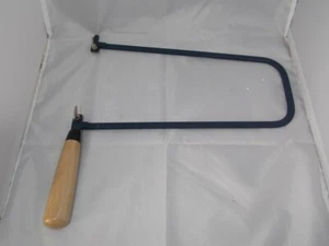 XXL Bogen 28 cm Metall feststehend 13 cm Holzgriff Säge Goldschmied Uhrmacher - Bild 1 von 2