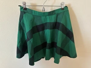 Polo Ralph Lauren green plaid tartan buffalo check skirt sz 14 - Picture 1 of 8