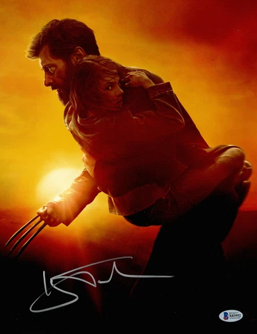 HUGH JACKMAN JAMES LOGAN HOWLETT SIGNED LOGAN 11X14 PHOTO AUTO BECKETT BAS 6 Cover