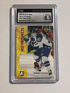 2005 In The Game Sidney Crosby #361 Heroes & Prospects CGC 8.5 NMT Penguins RC - Picture 1 of 2