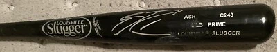 ETHAN SALAS signed auto autograph Louisville Slugger Bat JSA - Image 1 of 2