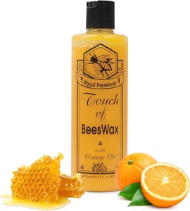 Beeswax Furniture Polish and Conditioner with Orange Oil. Wood Floor Scratch Rep - Picture 1 of 12