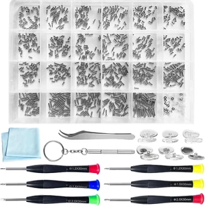 Eyeglass Repair Kit, 24 Types Screws for Eyeglass, Wide Range of Frame Screws - Picture 1 of 12