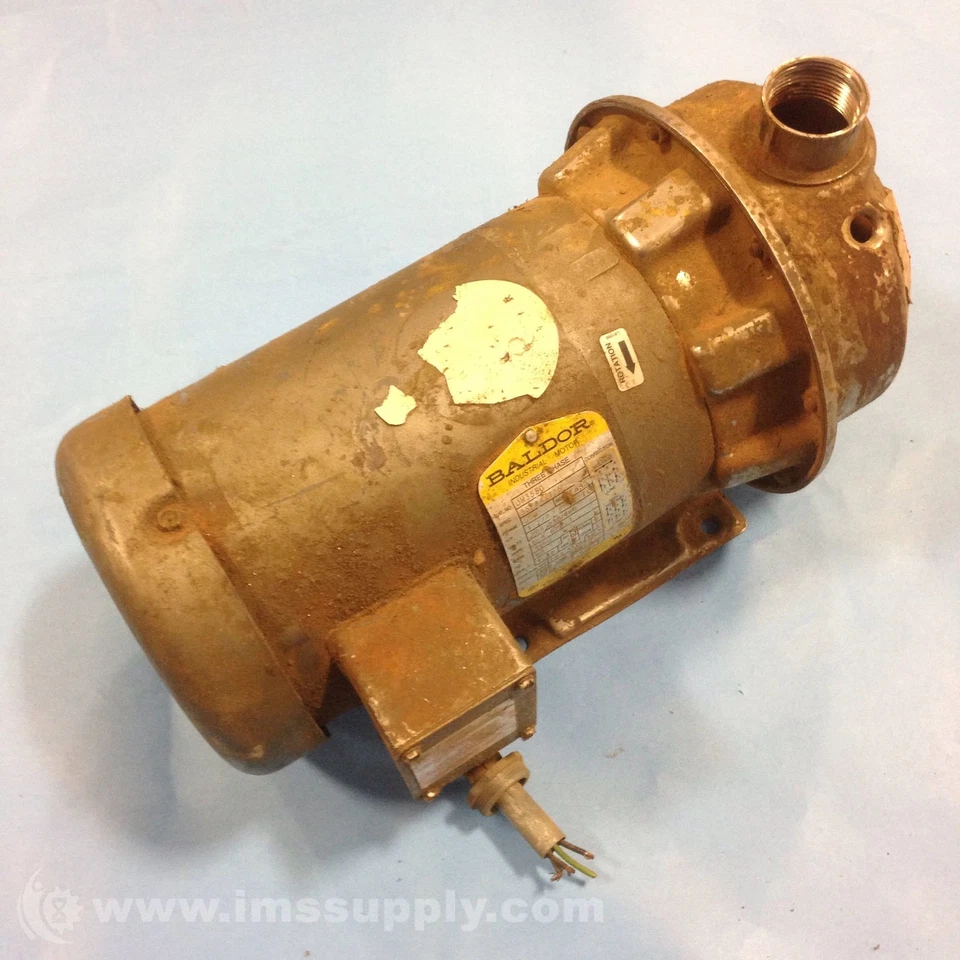 Baldor 35F84W725 Industrial Motor 1.5HP 3 Phase 3450RPM FPOR - Image 1 of 4