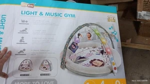 Baby Gym Spielmatte, 4-in-1 Bauchzeitmatte & Bällebad mit 6 Spielzeugen, waschbar, NEU! - Bild 1 von 3