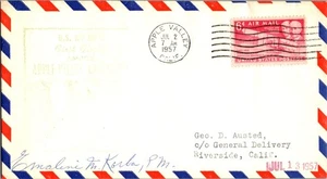 Bonanza Airlines First Flight Apple Valley California - Los Angeles - 1957 - Picture 1 of 2