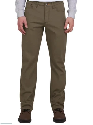 Всепогодные винтажные брюки 30w x 32L из флиса с подкладкой холщовые брюки - Изображение 1 из 3