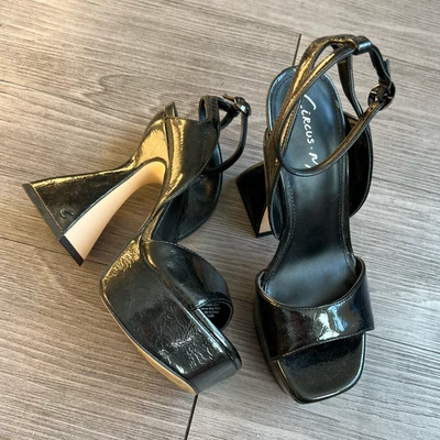 Circus by Sam Edelman Alisa Platform Sandal Black Chunky Size W7 - Image 1 of 4