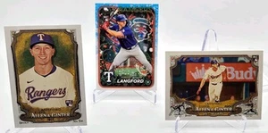 2024 Allen & Ginter-In Action Variations Wyatt Langford & Base #IA-38 & Holiday - Picture 1 of 8