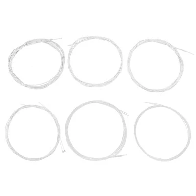 Juego de 6 cuerdas Oud 1G 2D 3A 4E 5B 6F plateado aleación de cobre repuesto Foto 1 de 4