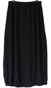 BRYN WALKER Modal Nylon Elastizado FALDA CAMPANA Pantorrilla Hasta el Tobillo Talla M Negra - Imagen 1 de 6