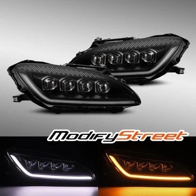 For 1999-2009 Honda S2000 NOVA-Series LED Projector Headlights Black - Image 1 of 4