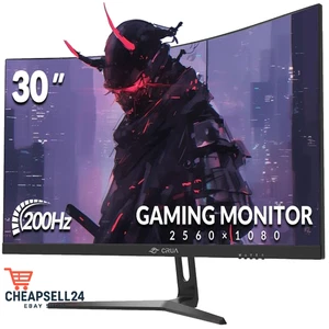 CRUA 30 Zoll Curved Gaming Monitor 200Hz HDR10 - Bild 1 von 8