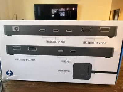 Sabrent Thunderbolt 4 TM KVM Switch 8k Display 60w Charging  - Image 1 of 2