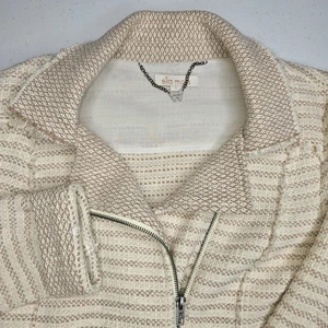 ELLA MOSS Damen große Salinas Streifen Motorradjacke -1808 - Bild 1 von 8