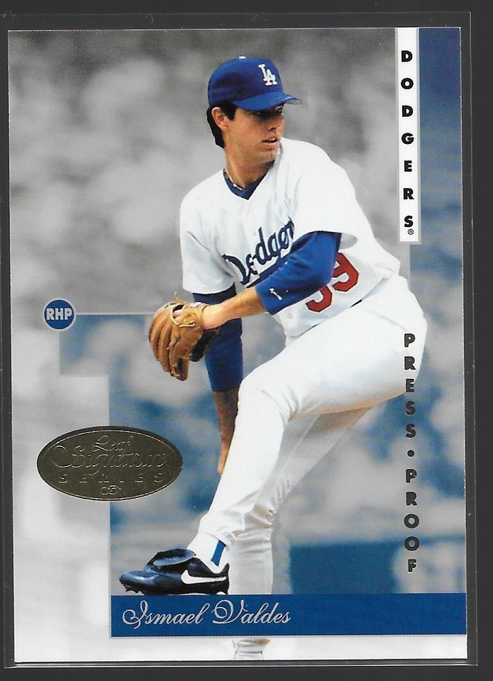 Leaf Signature Series 1996 - Ismael Valdés #65 prueba de prensa oro Foto 1 de 2