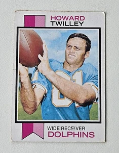 Howard Twilley VINTAGE 1973 Topps Football Card # 21 - Miami Dolphins - Picture 1 of 2